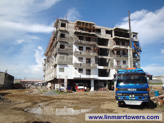 Image of Building A today at Linmarr Towers Condominium Complex